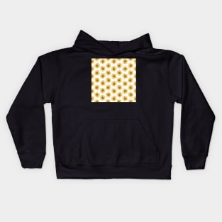 Field of lemony yellow sunflowers Kids Hoodie